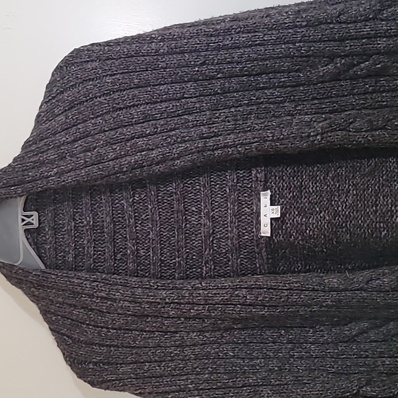 CAbi Oversized Komino Cardigan Gray Size XS - Picture 4 of 9